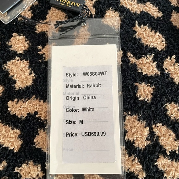 Winter fur rabbit fur coat - Picture 9 of 13